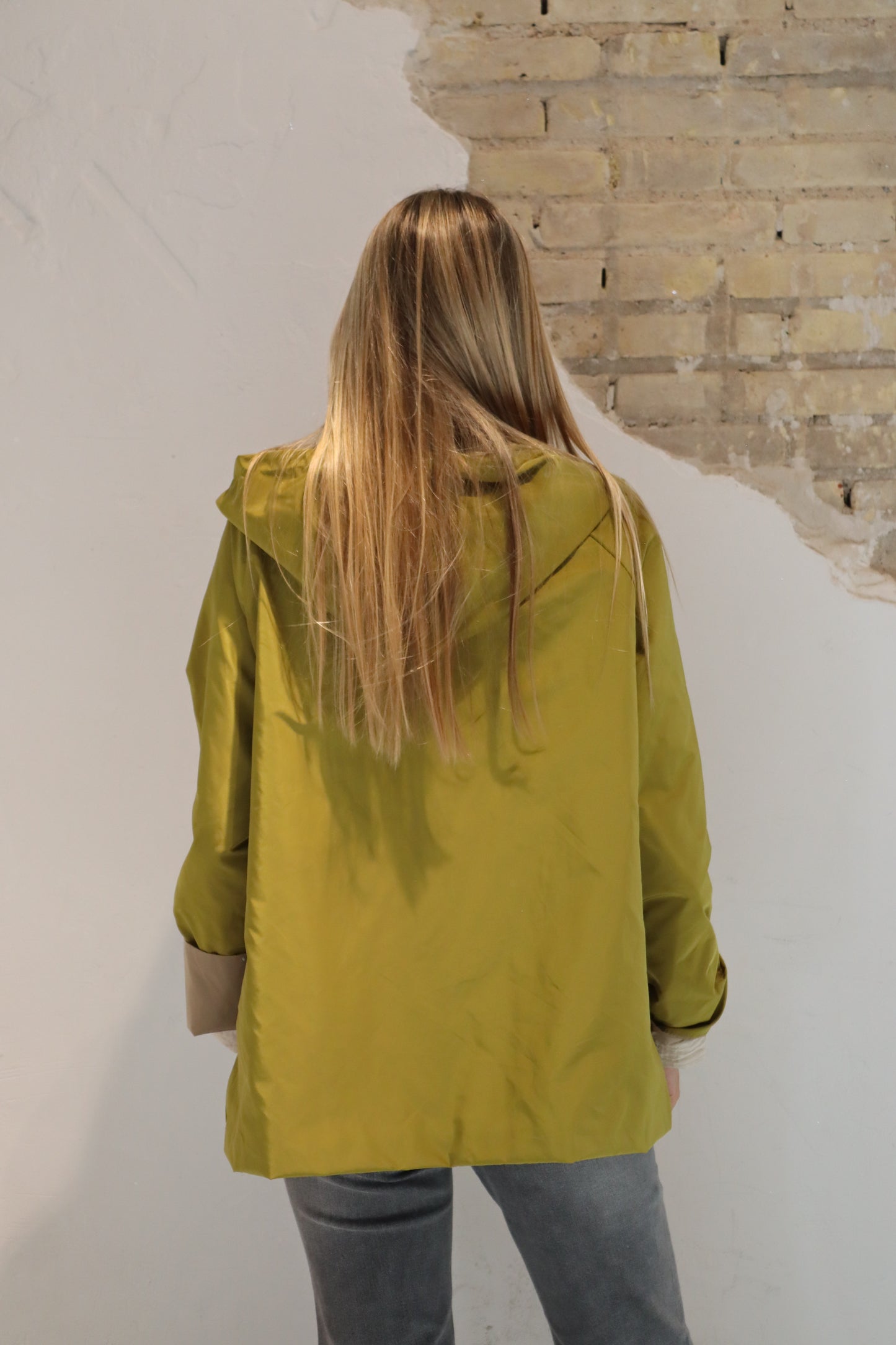 PARKA CAPUCHA PISTACHO