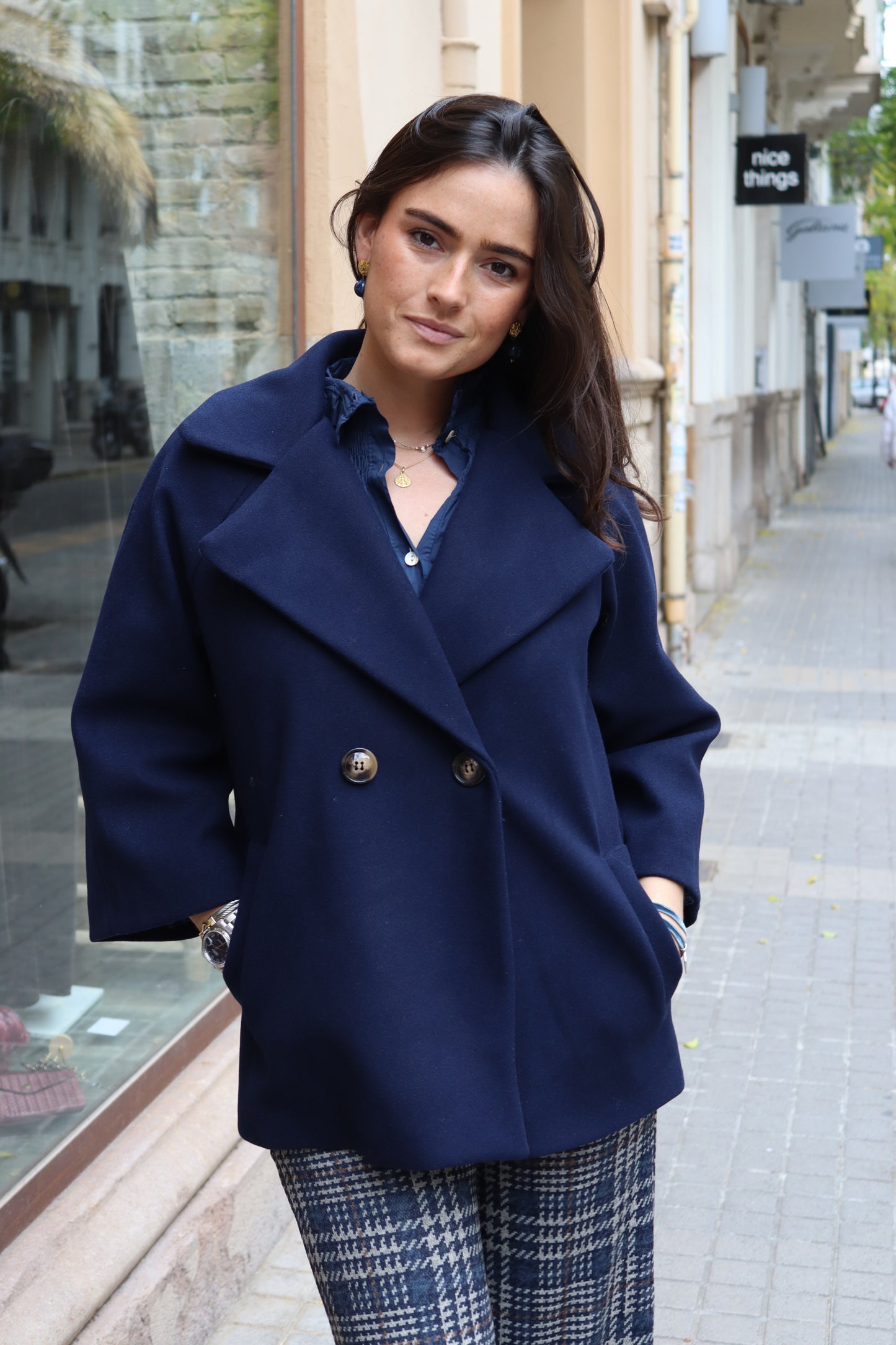 ABRIGO ITALIA AZUL MARINO