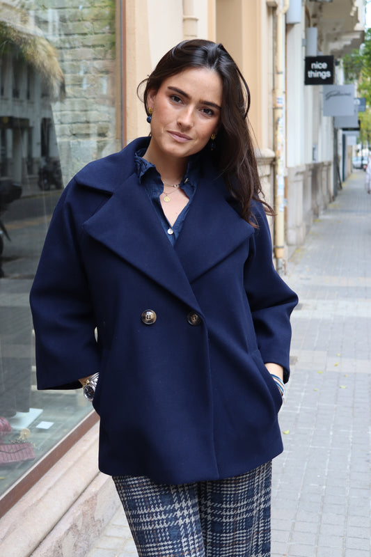 ABRIGO ITALIA AZUL MARINO