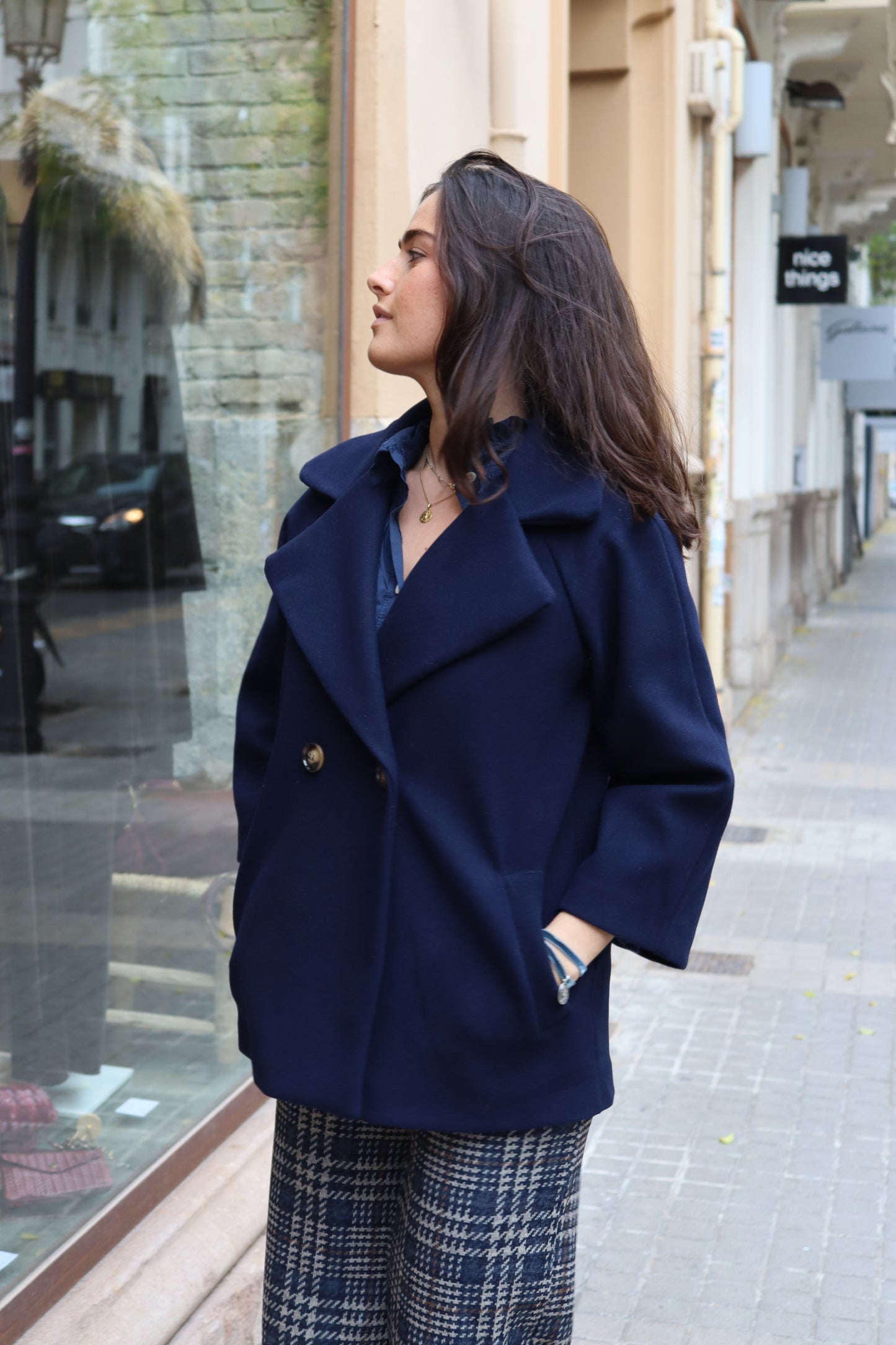 ABRIGO ITALIA AZUL MARINO