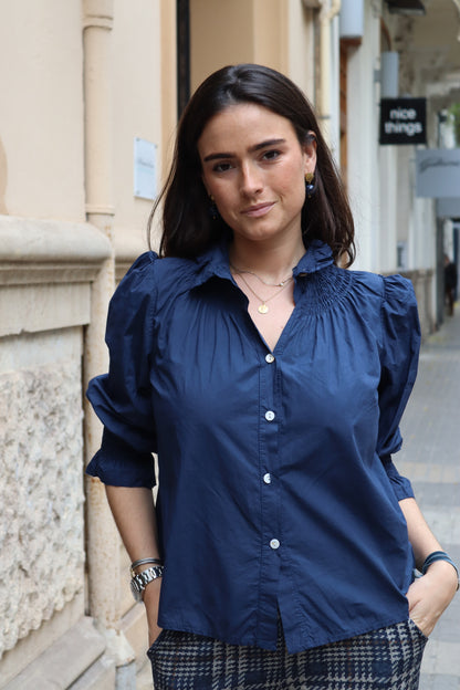 CAMISA ALGODÓN AZUL