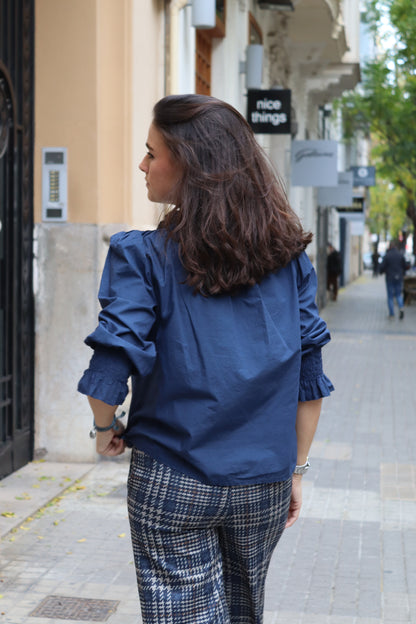 CAMISA ALGODÓN AZUL