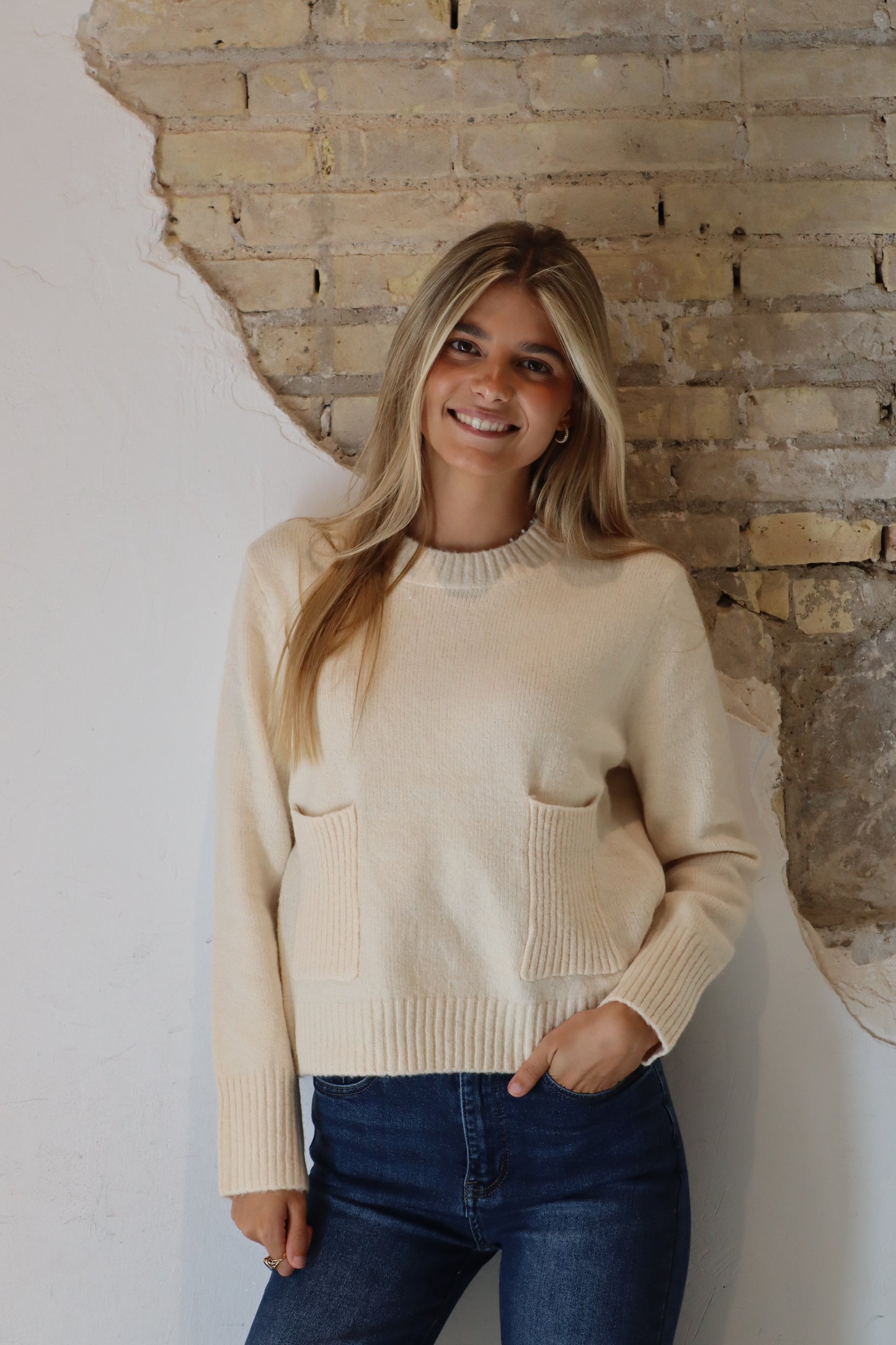 JERSEY MERY BLANCO ROTO