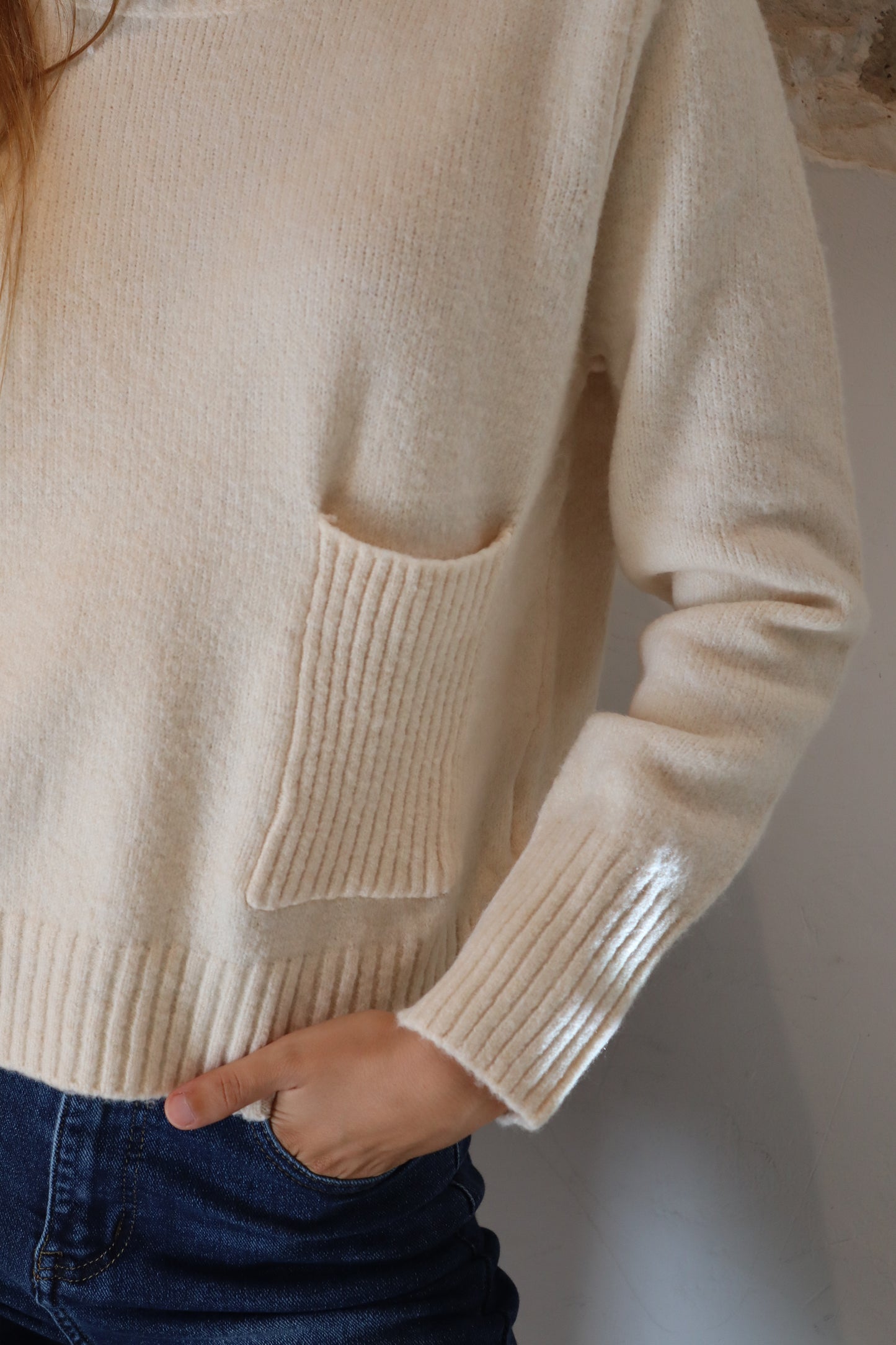 JERSEY MERY BLANCO ROTO