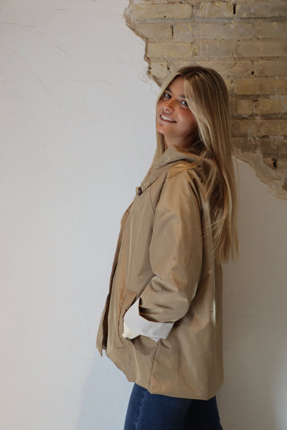 PARKA CAPUCHA CAMEL