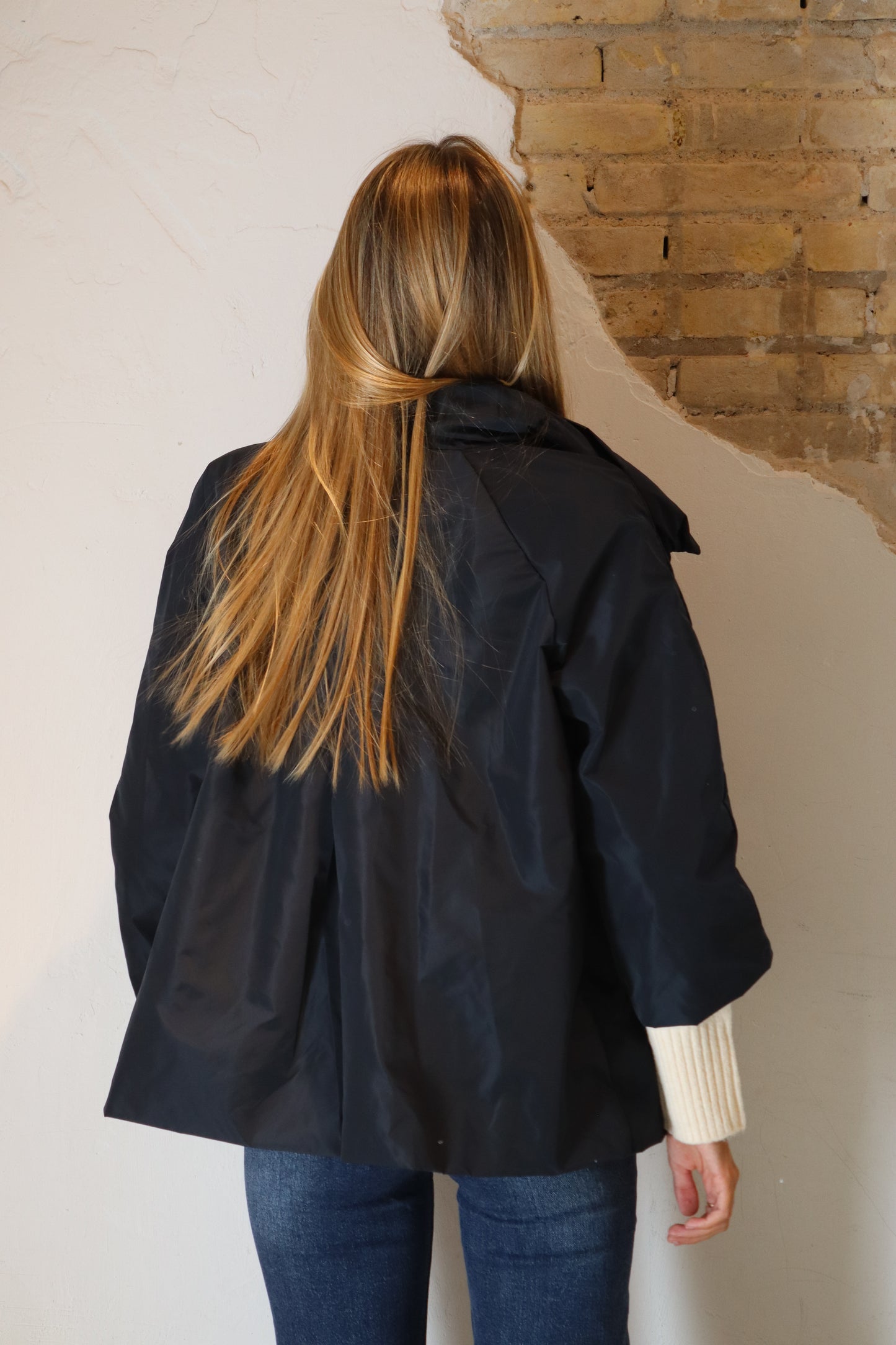 PARKA CORTA AZUL MARINO