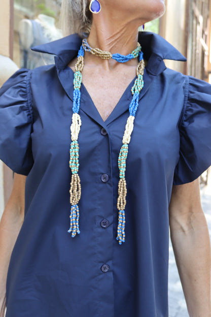 COLLAR IBIZA AZUL