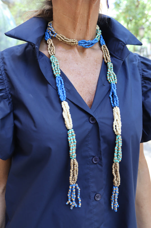 COLLAR IBIZA AZUL