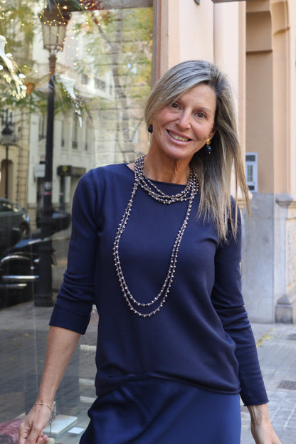 JERSEY BÁSICO MARINO