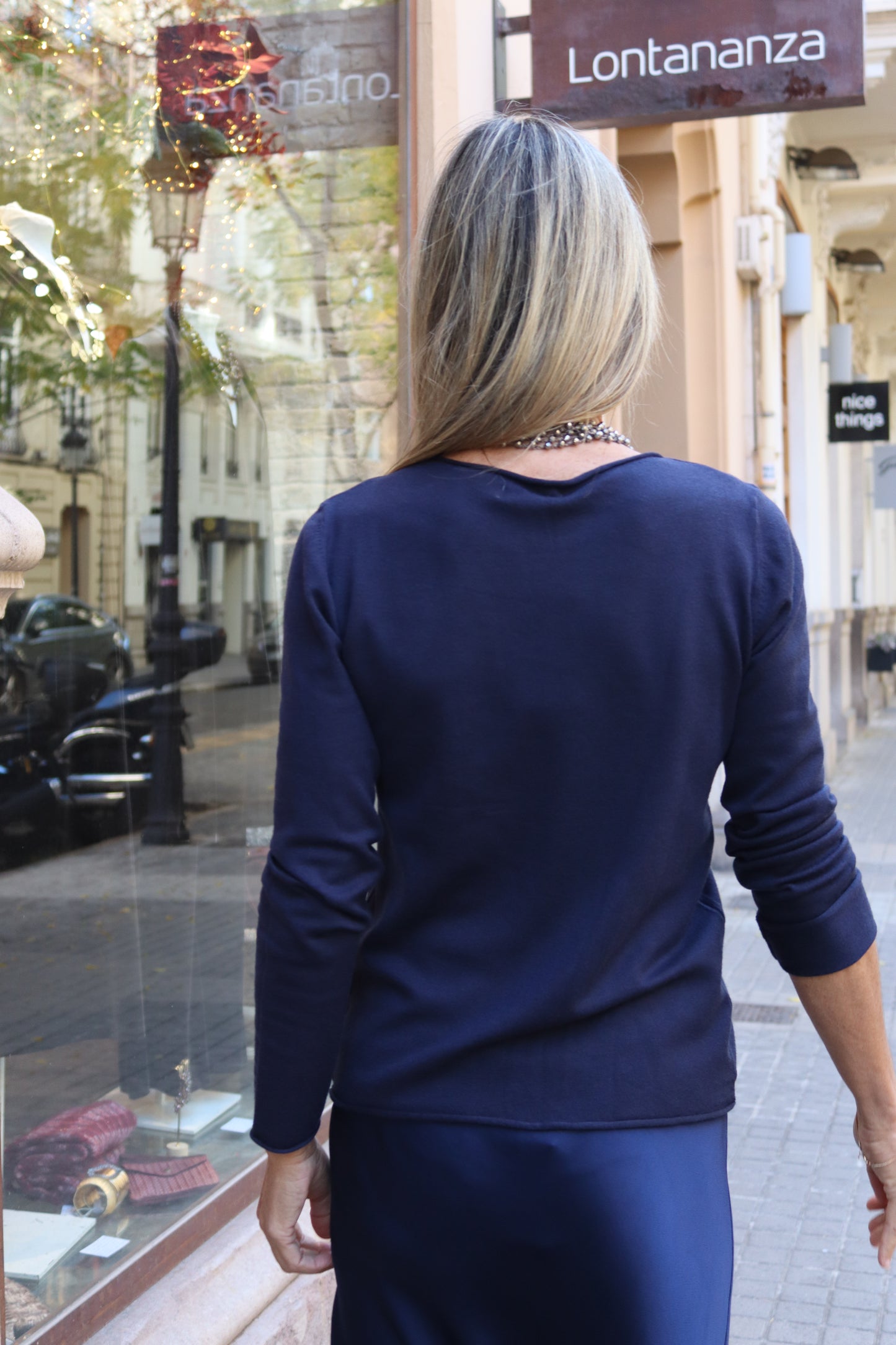 JERSEY BÁSICO MARINO