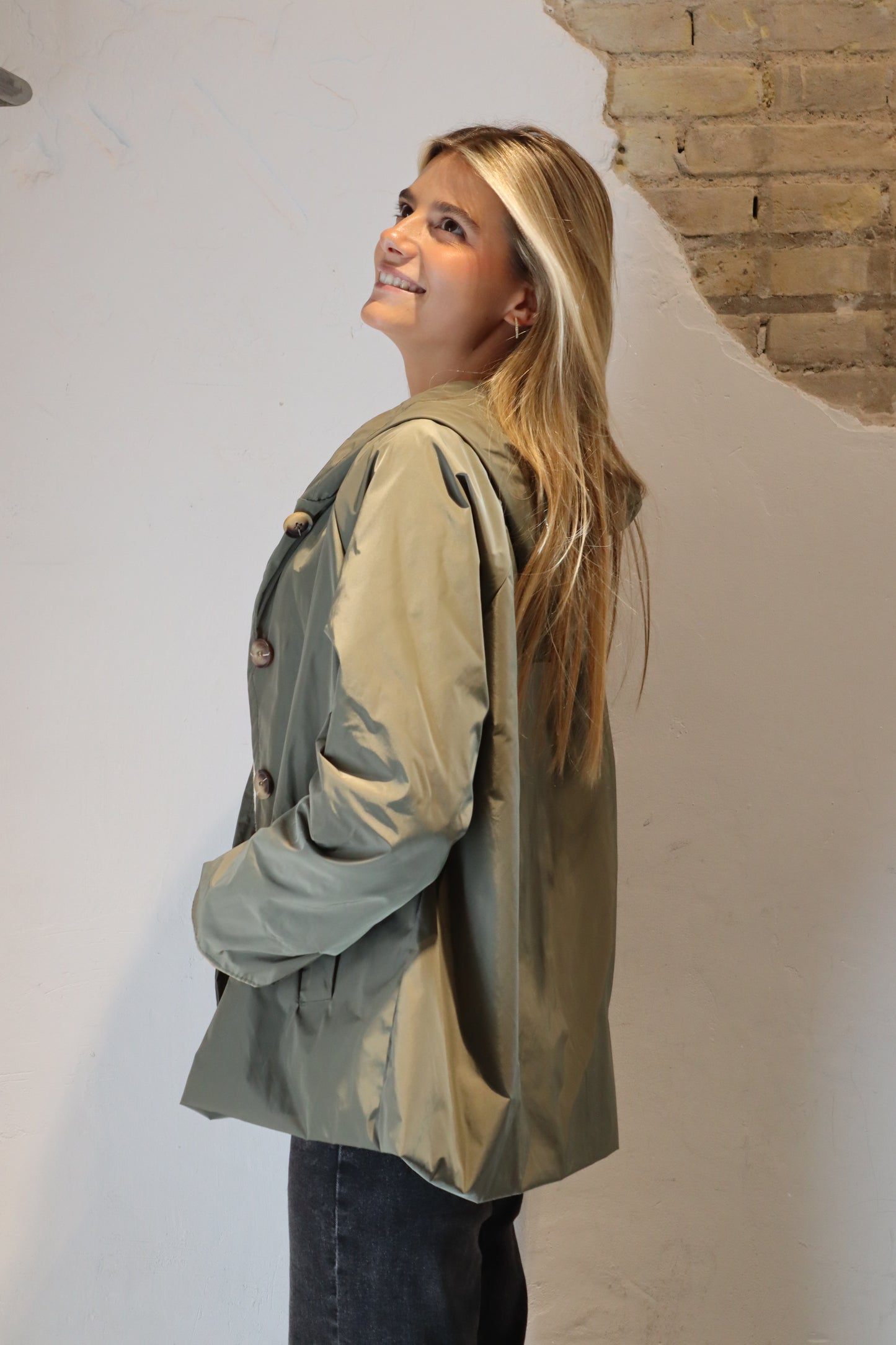 PARKA CAPUCHA VERDE
