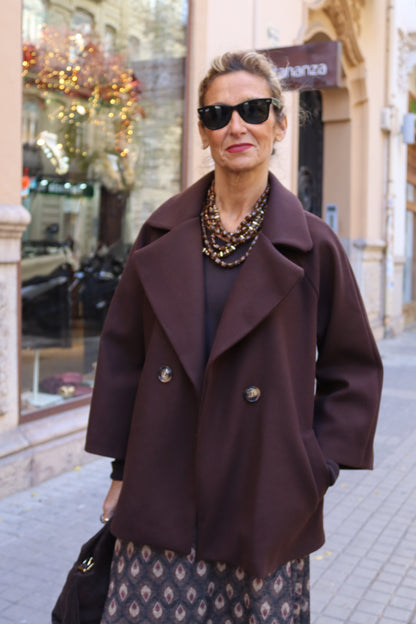 ABRIGO ITALIA MARRÓN